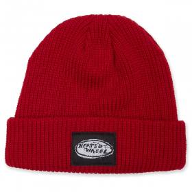 The Heated Wheel Oval Cuff Beanie - Burgundy