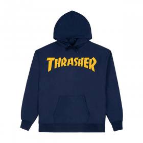 Thrasher Cover Logo Pullover Hoodie - Navy