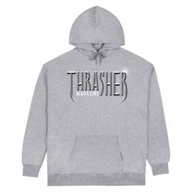 Thrasher Gothic Pullover Hoodie - Heather Grey