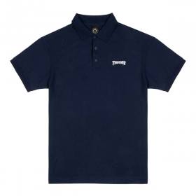 Thrasher Logo Polo Shirt - Navy