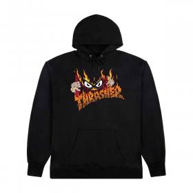 Thrasher Sucka Free by Neckface Pullover Hoodie - Black