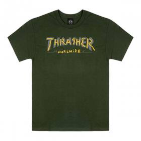 Thrasher Trademark T-Shirt - Forest Green