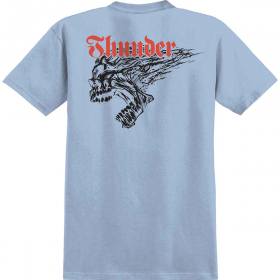 Thunder Trucks Screaming Skull Redux T-Shirt - Light Blue