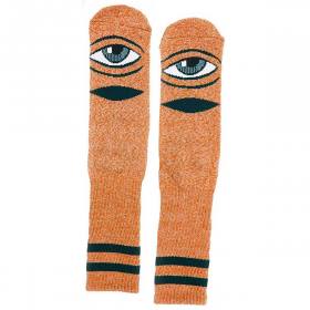 Toy Machine Sect Eye Crew Socks - Orange Heather