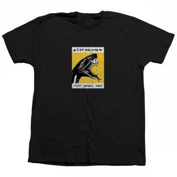 Toy Machine Skateboards 30th Snake T-Shirt - Black | SoCal Skateshop