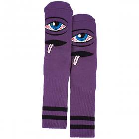 Toy Machine Bloodshot Eye Crew Socks - Purple