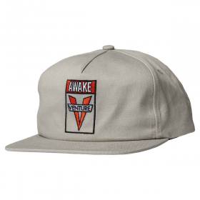 Venture Trucks Awake Snapback Hat - Silver/Red