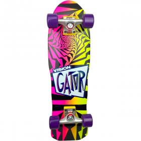 Vision Gator II Mini Cruiser Complete - Black Fade 8x28.75