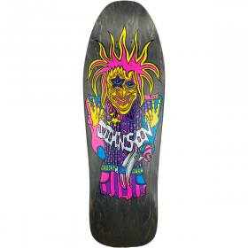 9.5x30.5 Vision Joe Johnson Groovy Guru Re-Issue Deck - Black Stain