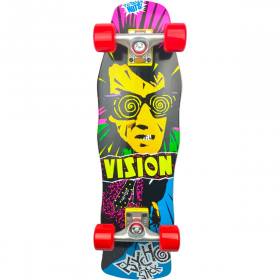 Vision Joe Johnson Groovy Guru Re-Issue Skateboard Deck - White Dip  9.5x30.5