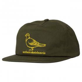 Antihero Basic Pigeon Snapback Hat - Olive