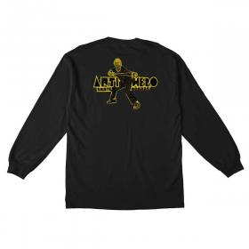 Antihero Slingshot Pocket Long Sleeve T-Shirt - Black/Yellow
