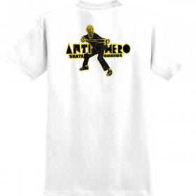 Antihero Slingshot Pocket T-Shirt - White/Black/Yellow