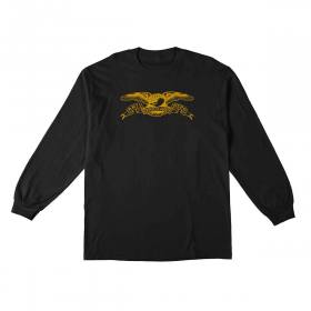 Antihero Basic Eagle Long Sleeve T-Shirt - Black/Gold