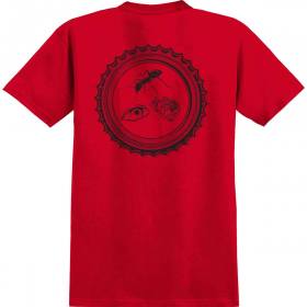 Antihero Bottle Cap Pocket T-Shirt - Red/Multi