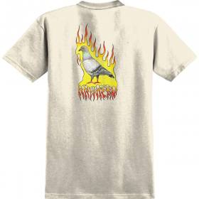 Antihero Flame Pigeon Premium T-Shirt - Natural/Multi