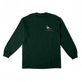 Antihero Lil Pigeon Long Sleeve T-Shirt - Forest Green/Multi