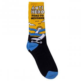 Antihero Road To Nowhere Crew Socks -Black/Multi