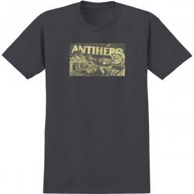 Antihero Space Condo T-Shirt - Coal/Yellow