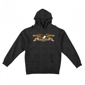 Antihero Eagle Youth Pullover Hoodie - Charcoal/Black/Multi