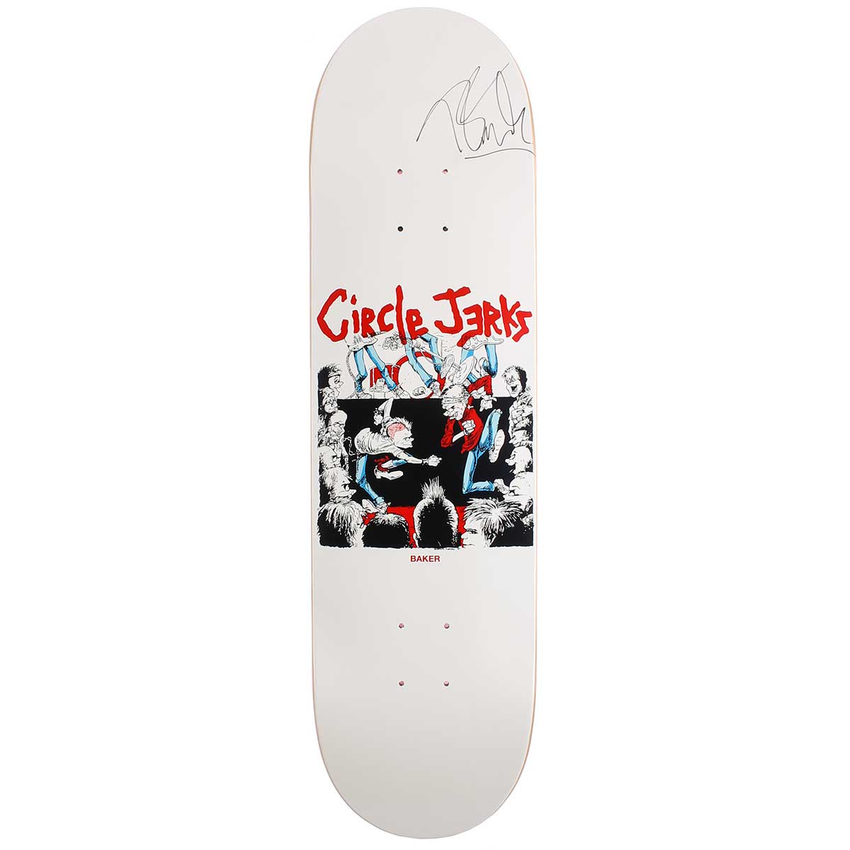 Baker T Funk Circle Jerks Signed Deck 8.25x31.875 SoCal Skateshop