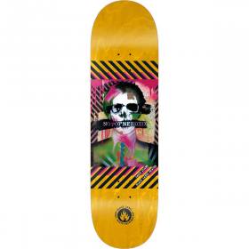 9x32.62 Black Label Jason Adams No Pop Deck - Yellow Stain