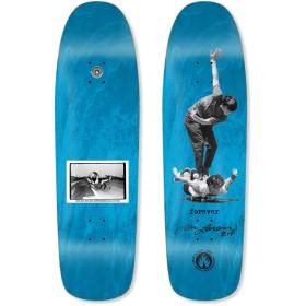 9.25x32.5 Black Label John and Jeff "FOREVER" Skateboarding Hall of Fame SE Deck - Blue Stain