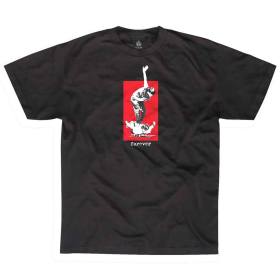 Black Label John and Jeff "FOREVER" Skateboarding Hall of Fame T-Shirt - Black