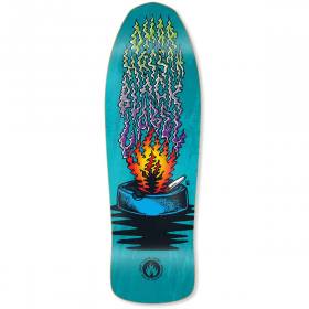 10x31.25 Black Label Omar Hassan Ashtray 12XU Shaped Deck - Aqua Stain