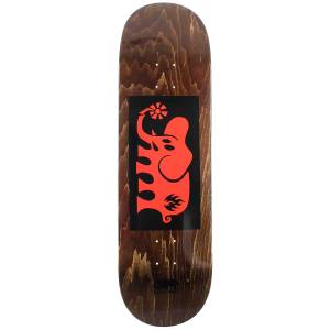 9x32.62 Black Label Elephant Block Red Deck - Brown Stain