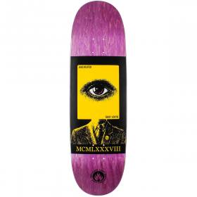 9x32.2 Black Label Jake Reuter Eat The Rich Egg Shaped Deck - Purple Stain