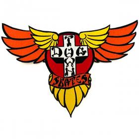 Dogtown OG Wings 70s Patch - Orange/Yellow Wings 12" x 8"
