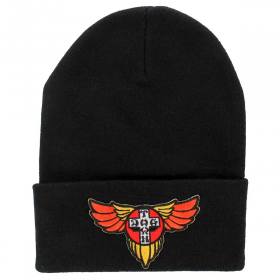 Dogtown Wings Patch Cuff Beanie - Black