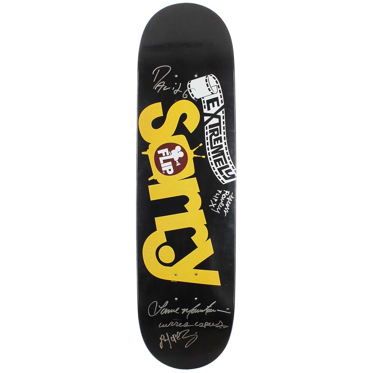 Flip Extremely Sorry Team Signed LTD Deck - Black Dip 8.125x31.75 | SoCal  Skateshop