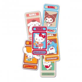 Girl X Sanrio Team Kitty 6 Sticker Pack