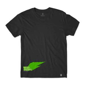 Girl Yeah Right Shadow T-Shirt - Black