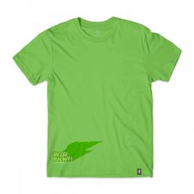Girl Yeah Right Shadow T-Shirt - Lime Green