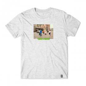 Girl Yeah Right Team Photo T-Shirt - Grey Heather