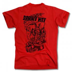 H-Street Danny Way Rabbit In The Hat T-Shirt - Red