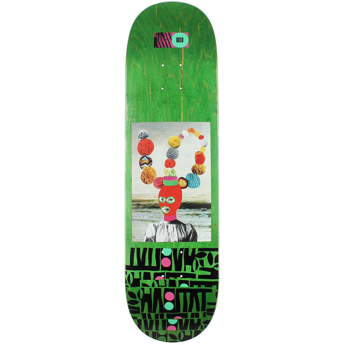 Habitat Brian Delatorre Portraits from the Edge Skateboard Deck - Green ...