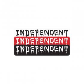 Independent Trucks Vandal Clear Mylar Sticker - Assorted Colors 6" x 1.125"