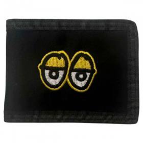 Krooked Eyes Bi-Fold Wallet - Black/Yellow