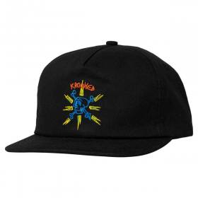 Krooked Styke KR Snapback Hat - Black