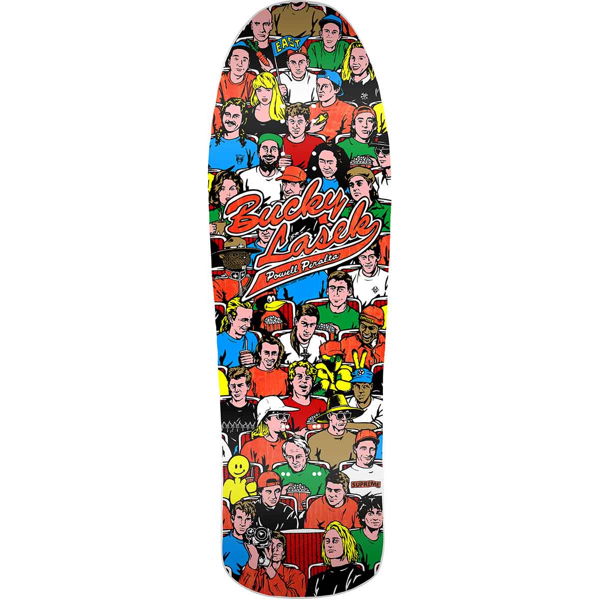 Powell Peralta Bucky Lasek Stadium Re-Issue Skateboard Deck - Orange ...