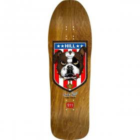 10x31.5 Powell Peralta Frankie Hill Bulldog Re-Issue Deck - Brown Stain