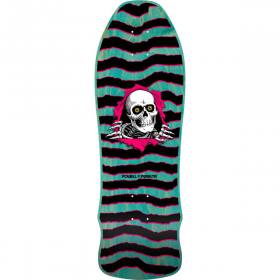 9.75x30 Powell Peralta Geegah Ripper Re-Issue Deck - Teal Stain
