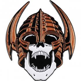 Powell Peralta Per Welinder Nordic Skull Lapel Pin - Copper 1.25"