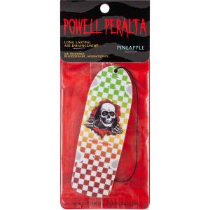 Powell Peralta Ripper Checker Air Freshener - Rasta Fade/Pineapple Scent