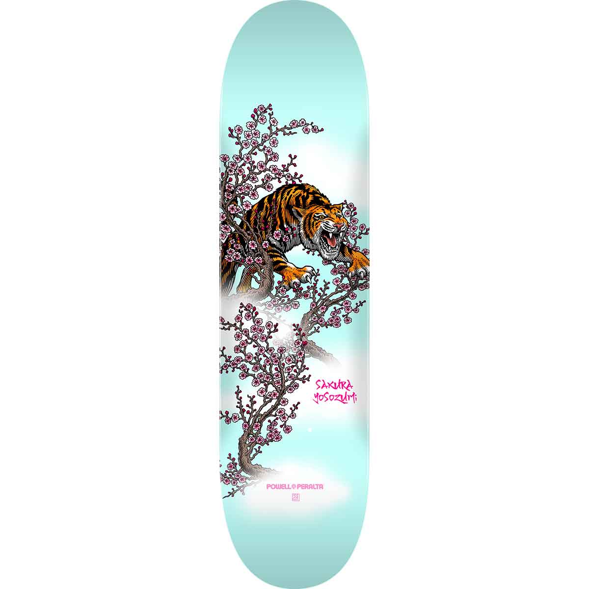 Powell Peralta Sakura Yosozumi Tiger Pro Skateboard Deck - Light
