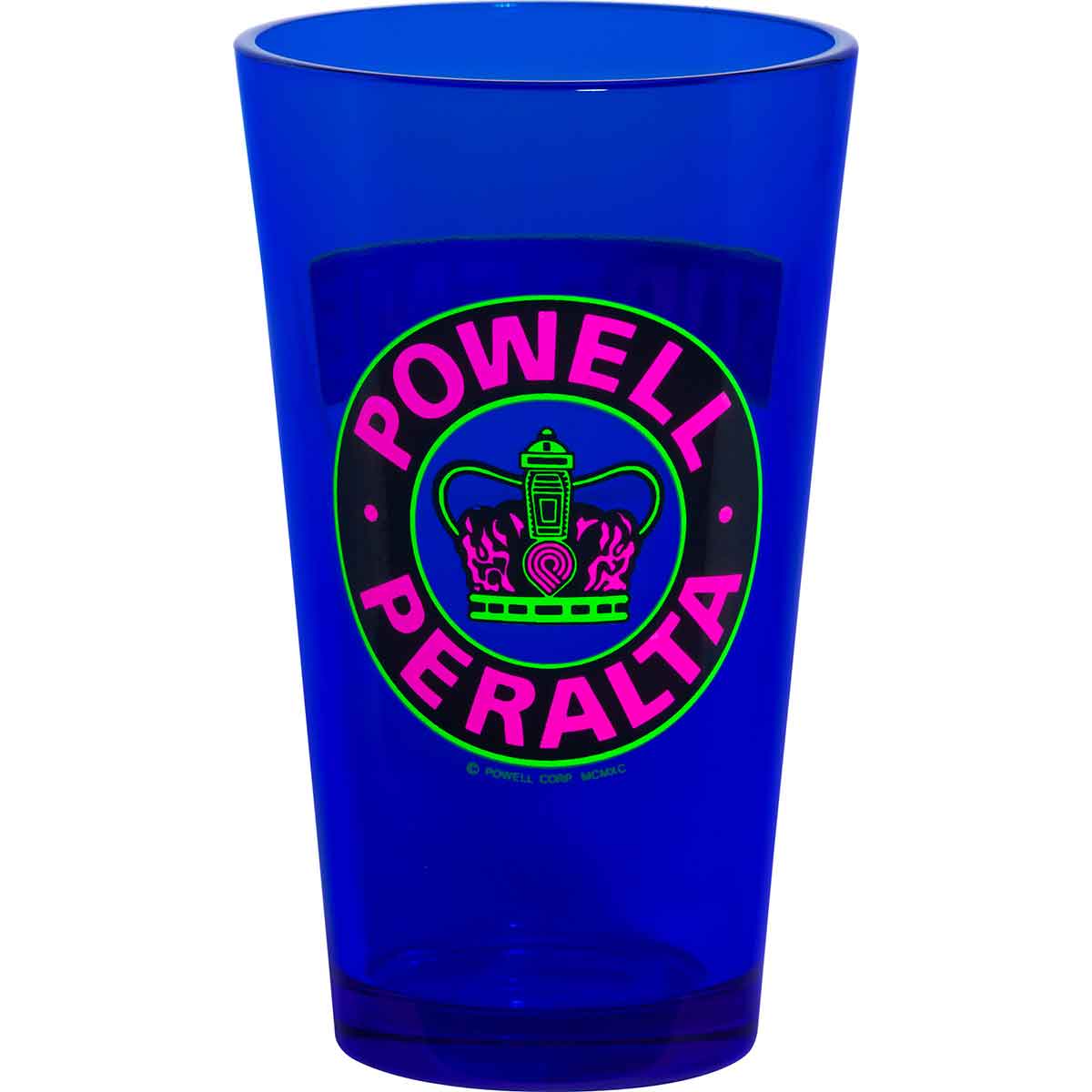 Powell Peralta Supreme Pint Glass - Blacklight | SoCal Skateshop